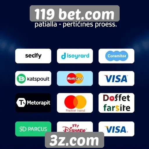 Métodos de pagamento aceitos no 119 bet