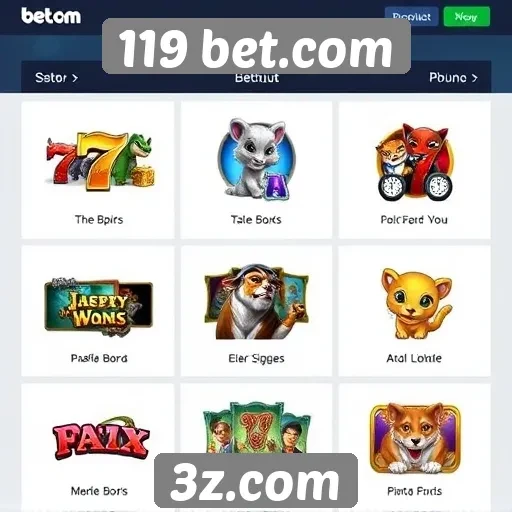 Promos e bônus disponíveis em 119 bet.com